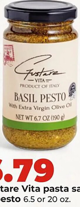 Gustare Vita pasta sauce or pesto
