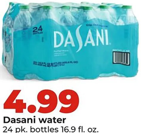 Dasani water
