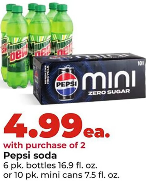 Pepsi soda at Hy-Vee