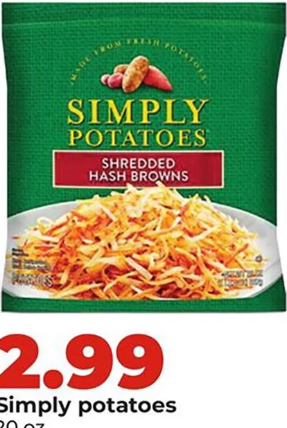 Simply potatoes at Hy-Vee
