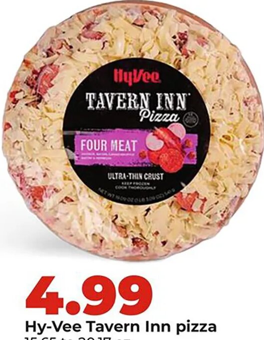 Hy-Vee Tavern Inn pizza at Hy-Vee