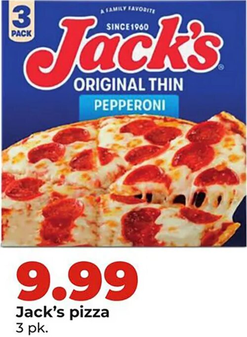 Jack's pizza at Hy-Vee