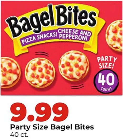 Party Size Bagel Bites