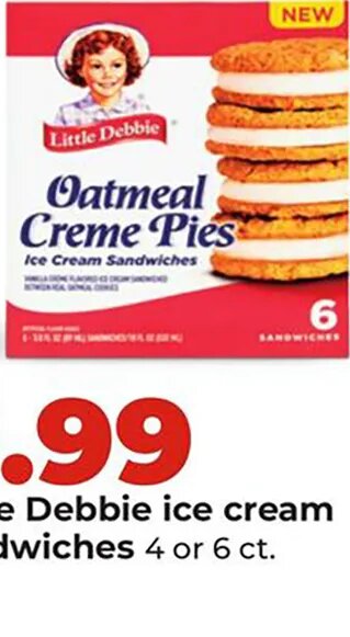 Little Debbie ice cream sandwiches