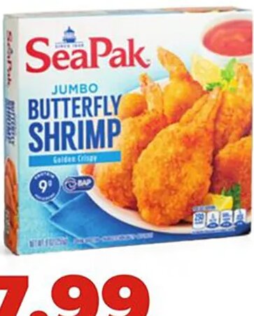 SeaPak shrimp, clam strips or cod at Hy-Vee