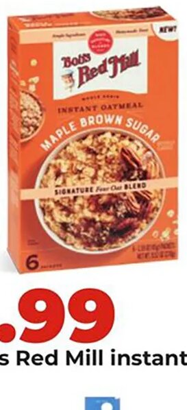 Bob's Red Mill instant oatmeal