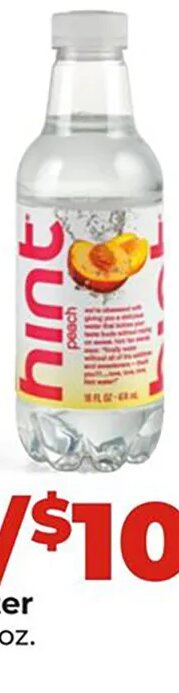 Hint water at Hy-Vee