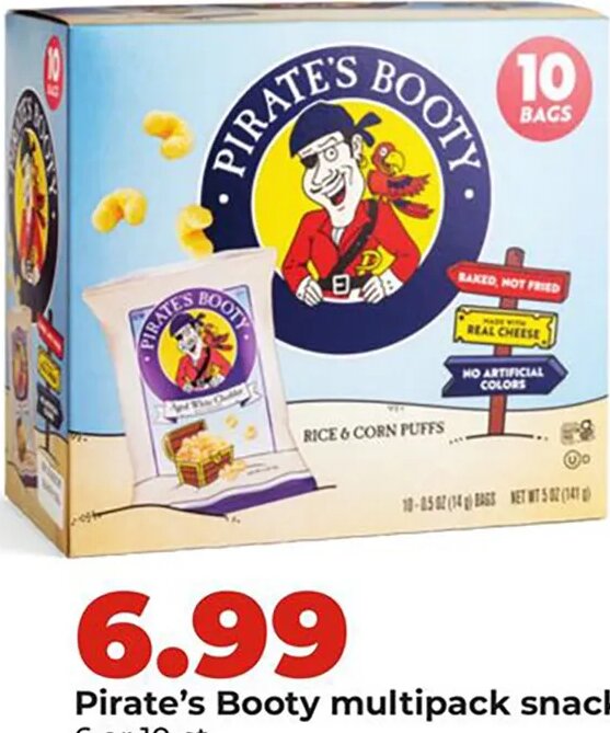 Pirate's Booty multipack snacks