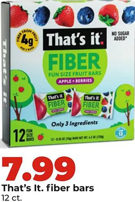 That's It. fiber bars