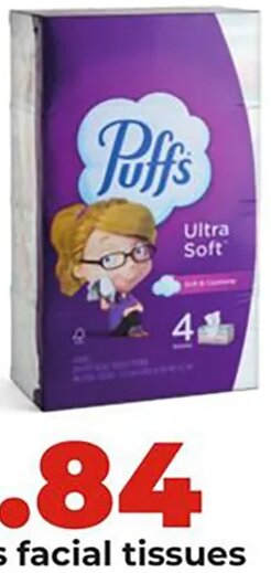 Puffs facial tissues