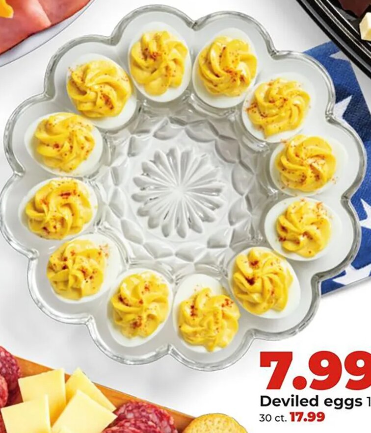 Deviled eggs at Hy-Vee