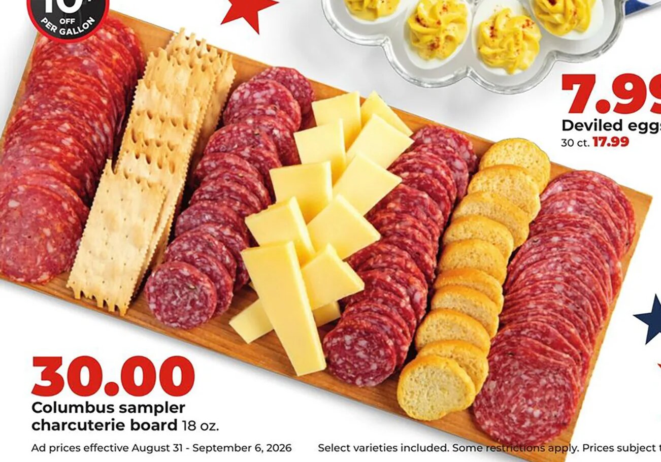 Columbus sampler charcuterie board