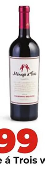 Ménage á Trois wine at Hy-Vee