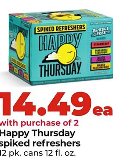 Happy Thursday spiked refreshers