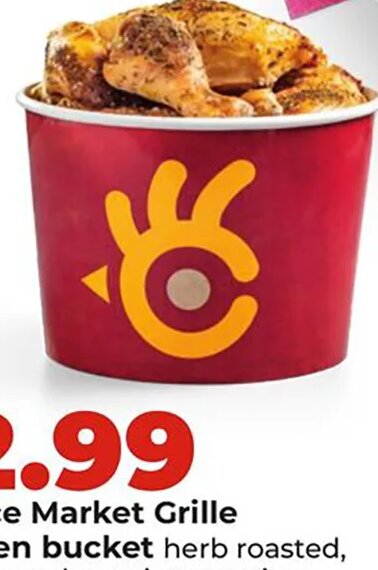 8 piece Market Grille chicken bucket