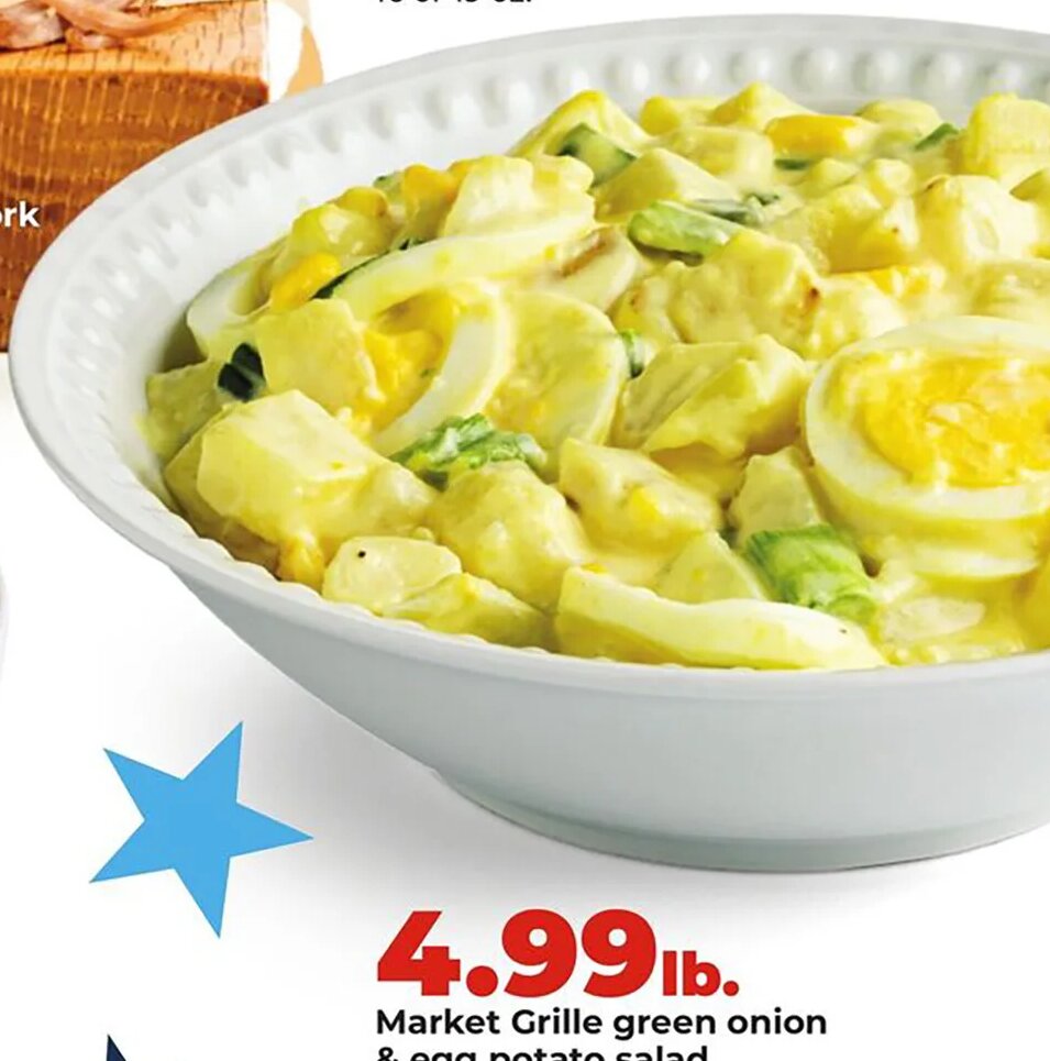 Market Grille green onion & egg potato salad at Hy-Vee