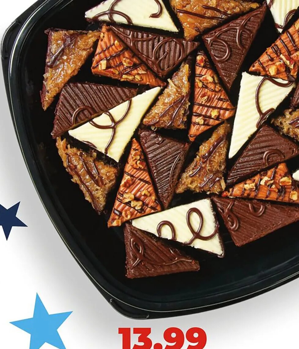 12" Bakery-fresh brownie tray