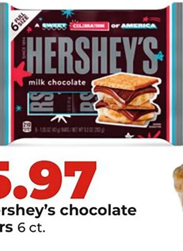 Hershey's chocolate bars at Hy-Vee