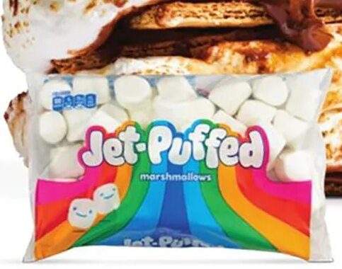 Jet-Puffed marshmallows