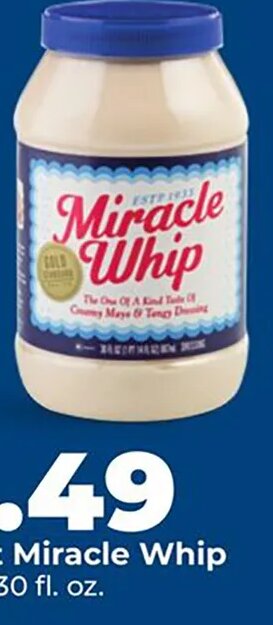 Kraft Miracle Whip at Hy-Vee