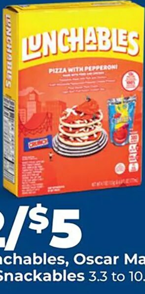 Lunchables, Oscar Mayer Bites or Snackables at Hy-Vee
