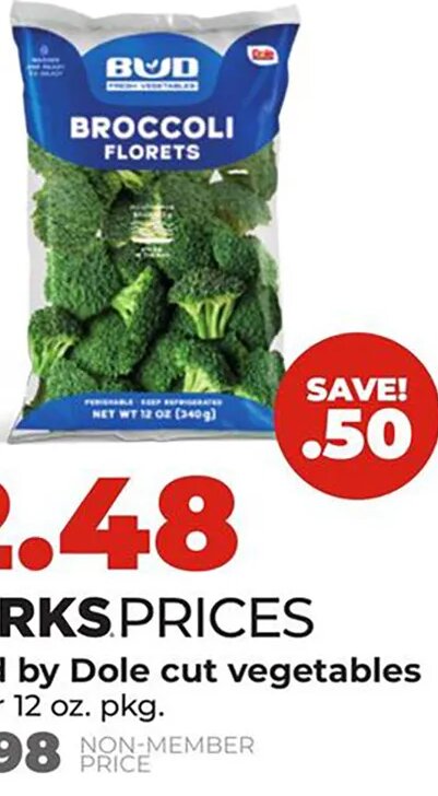 Bud by Dole cut vegetables