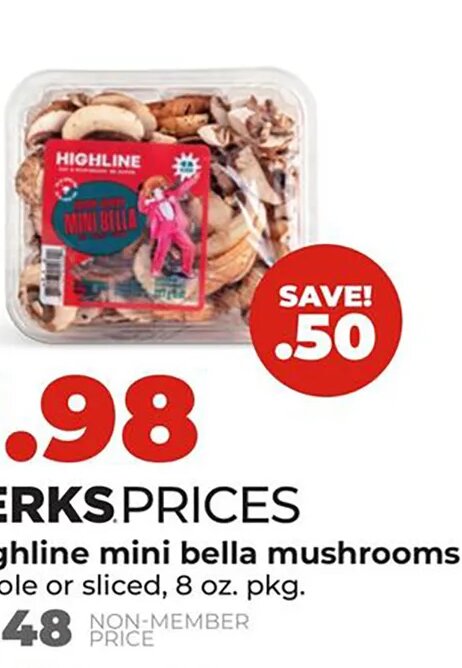 Highline mini bella mushrooms