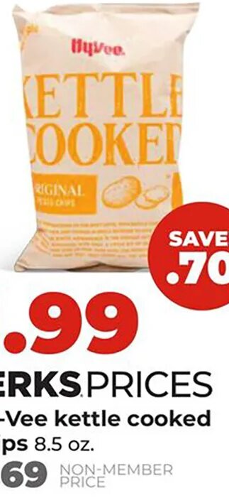 Hy-Vee kettle cooked chips at Hy-Vee