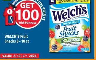 WELCH'S Fruit Snacks