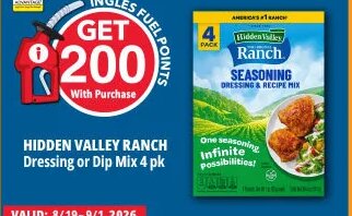 HIDDEN VALLEY RANCH Dressing or Dip Mix