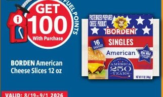 BORDEN American Cheese Slices