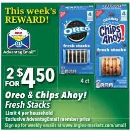 Oreo & Chips Ahoy! Fresh Stacks at Ingles Markets