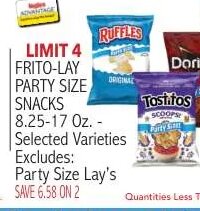 Frito-Lay Party Size Snacks