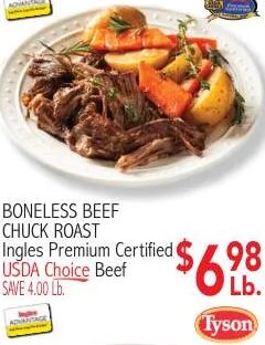 Boneless Beef Chuck Roast at Ingles Markets