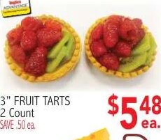 3" FRUIT TARTS