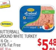 Butterball Ground White Turkey at Ingles Markets