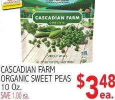 CASCADIAN FARM ORGANIC SWEET PEAS