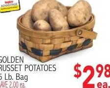 GOLDEN RUSSET POTATOES