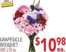 Grapesicle Bouquet at Ingles Markets