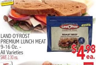 Land O'Frost Premium Lunch Meat at Ingles Markets
