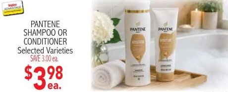 Pantene Shampoo or Conditioner at Ingles Markets