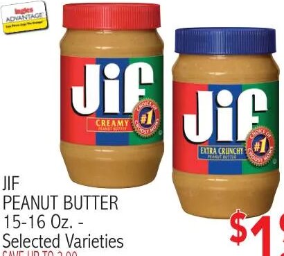 Jif Peanut Butter at Ingles Markets