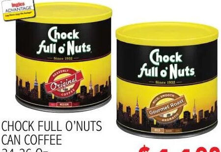 CHOCK FULL O'NUTS CAN COFFEE