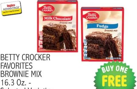 BETTY CROCKER FAVORITES BROWNIE MIX