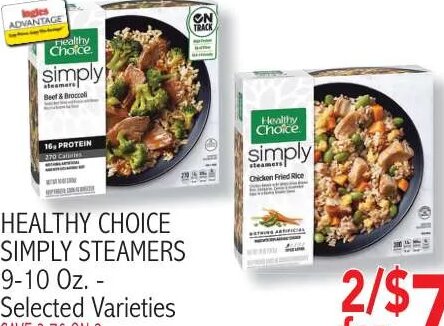 HEALTHY CHOICE SIMPLY STEAMERS