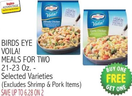 BIRDS EYE VOILA! MEALS FOR TWO