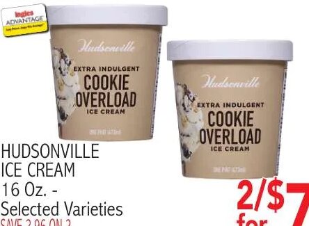 Hudsonville Ice Cream at Ingles Markets