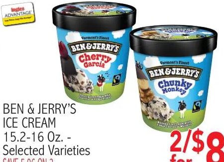 BEN & JERRY'S ICE CREAM
