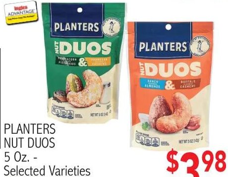 PLANTERS NUT DUOS