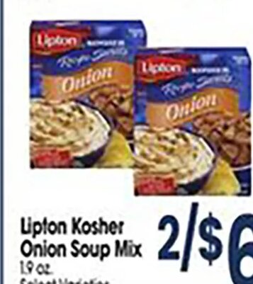 Lipton Kosher Onion Soup Mix at Jewel-Osco